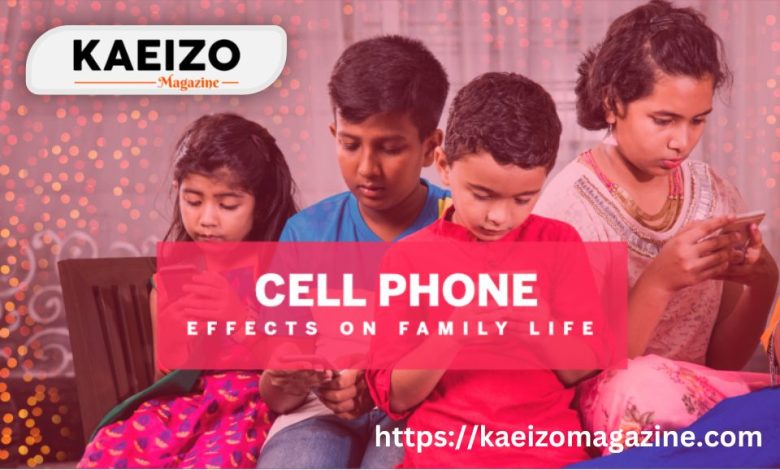 Cell phone effects on family life