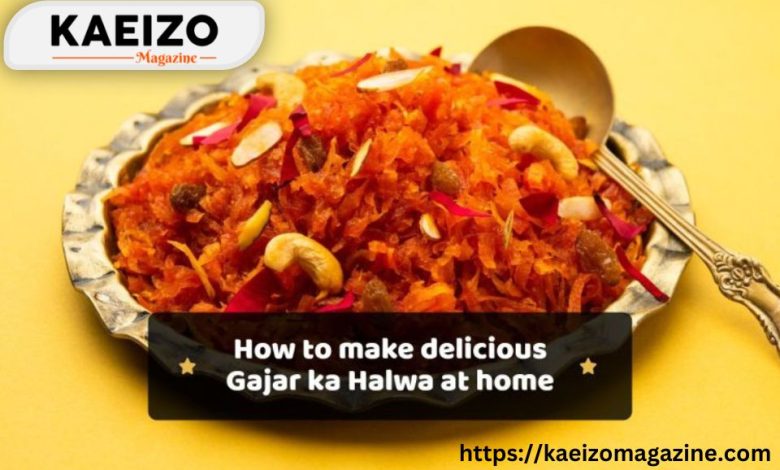 How to make gajar halwa recipe at home