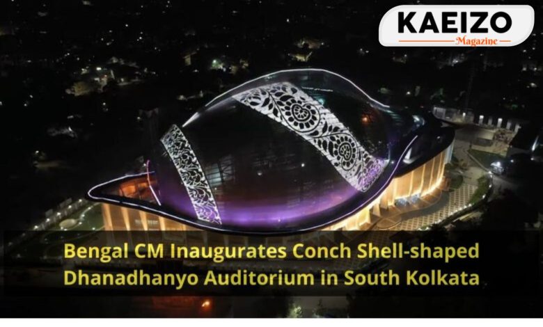 Bengal CM Inaugurates Conch Shell -Shaped Dhanadhanyo Auditorium In South Kolkata