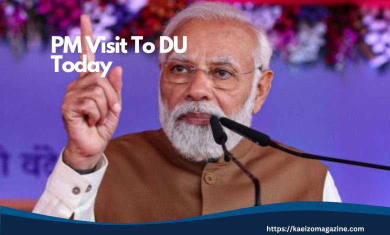 PM Visit To Delhi University Today