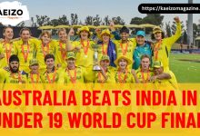 Australia Beats India in under 19 world cup final