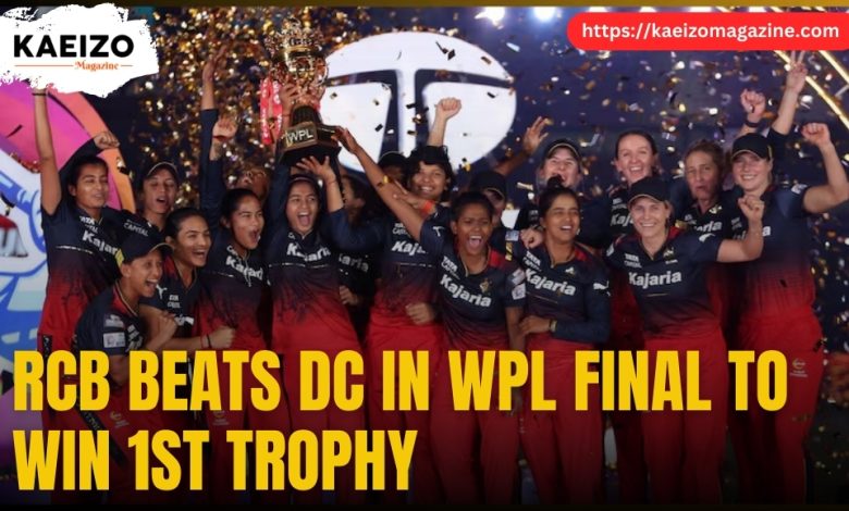 RCB beats DC in WPL Final to win.