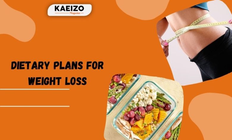 Dietary plans for weight loss