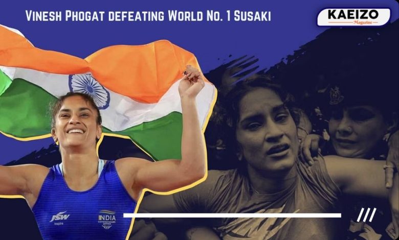 Vinesh Phogat defeating World No. 1 Susaki