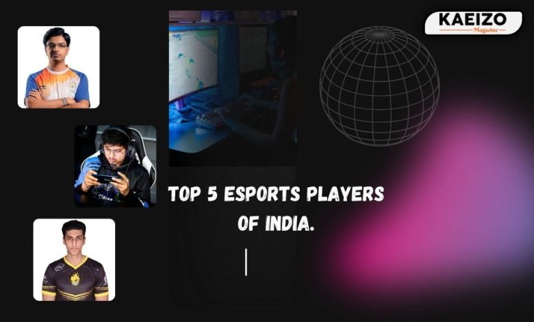 Top 5 Esports players of india.