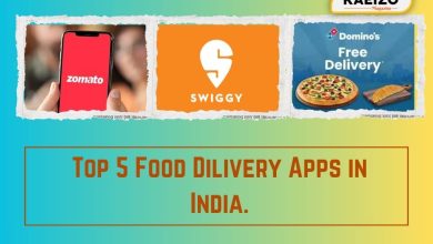 Top 5 Food Dilivery Apps in India.